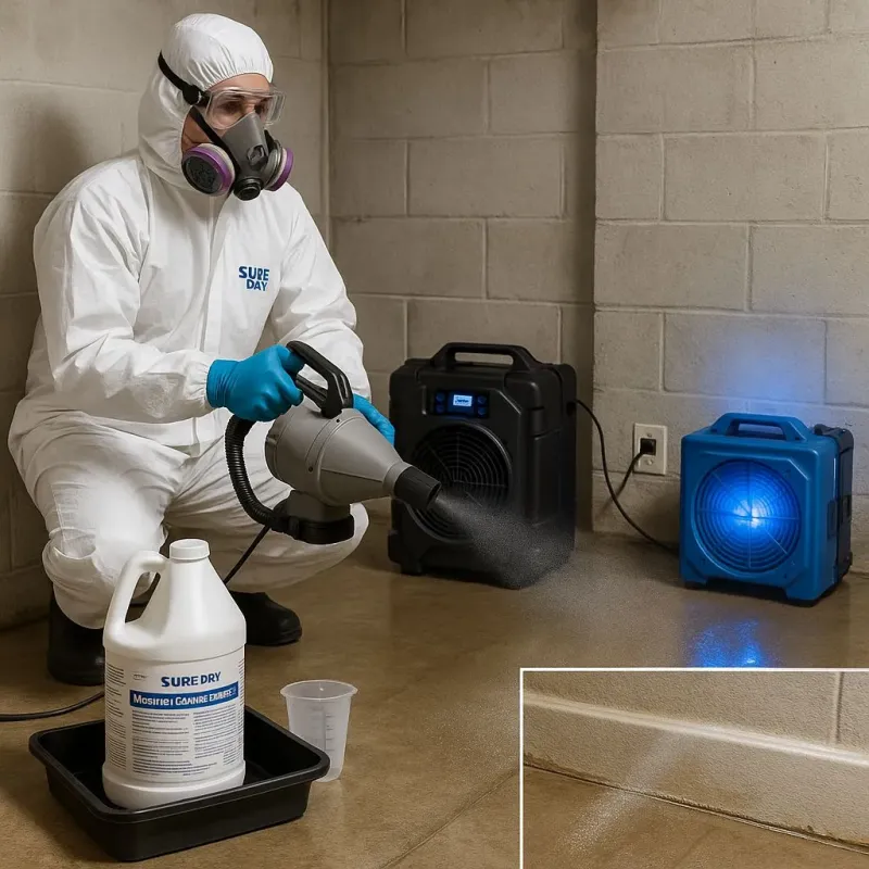 Sanitization and Odor Removal process in Indialantic, FL